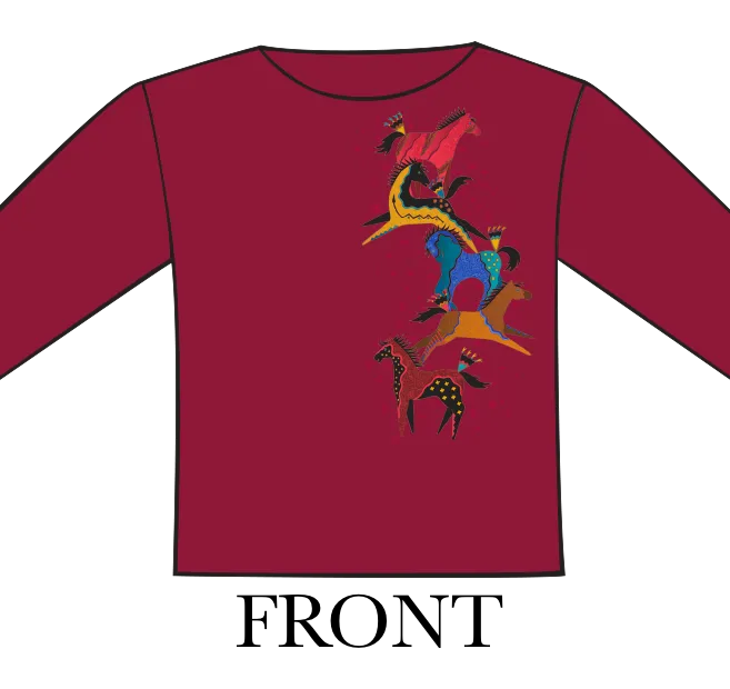 Horseplay 3/4 Sleeve Sabaku