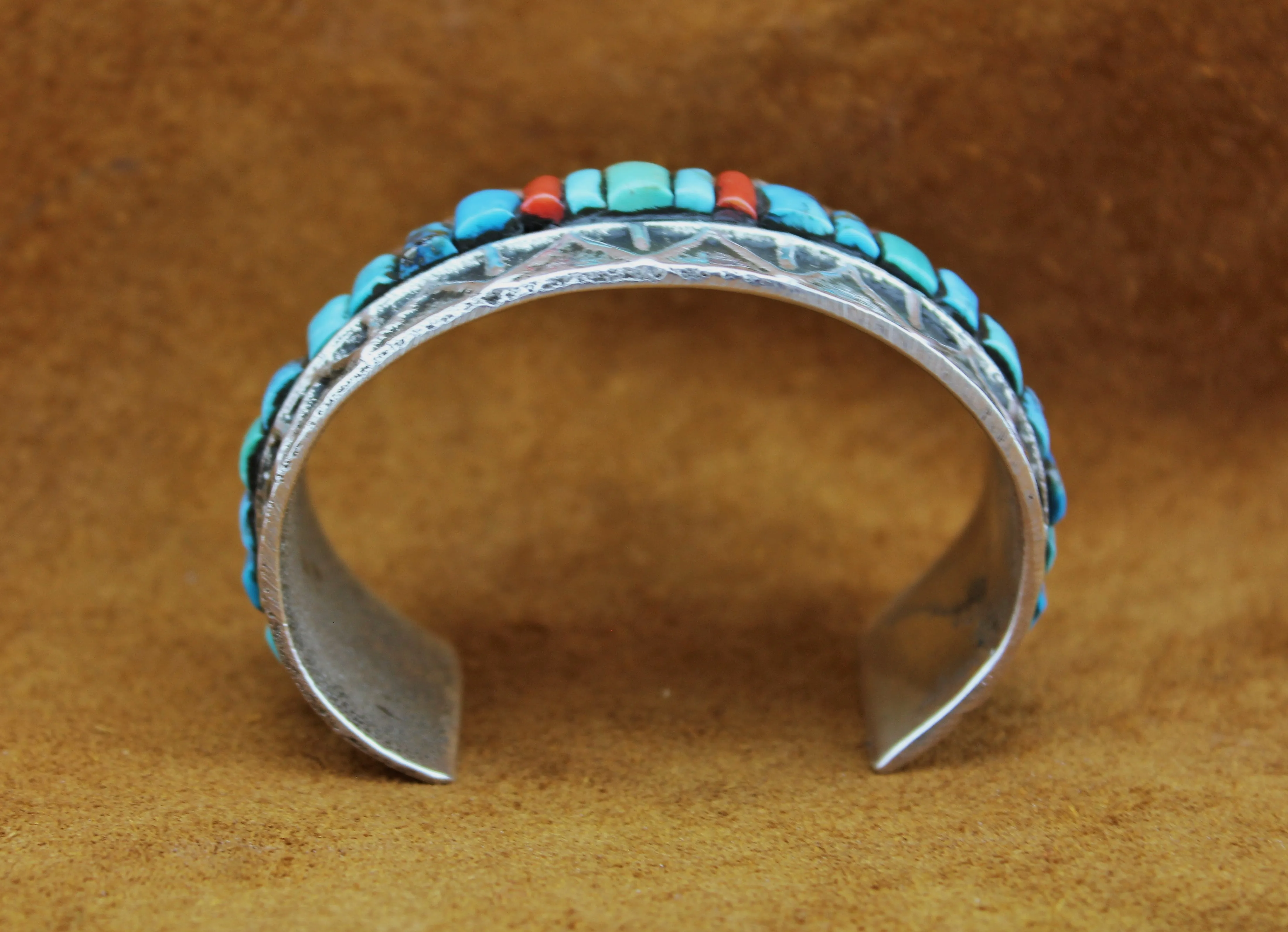 Merlin James Tufa Cast Inlay Bracelet